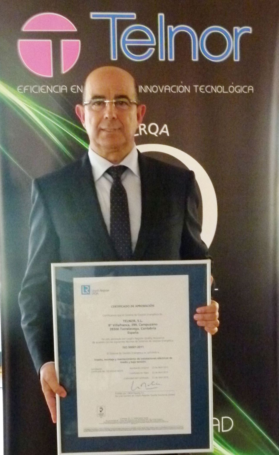 Telnor, Certificación ISO 50001, Gestión Eficiente de la Energía