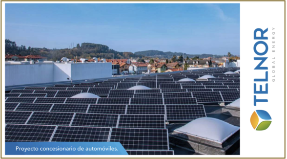 Solar fotovoltaica, concesionario automóviles, Telnor global energy, renovables, Cantabria, torrelavega, santander