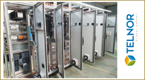 fabricacion de cuadros y armarios electricos, telnor global energy, proyectos, cantabria, torrelavega, sector industrial, proteccion bombeopng