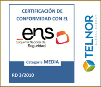certificacion Esquema Nacional Seguridad ENS Telnor Global eNERGY
